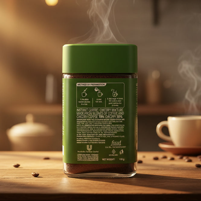 Indian Instant Coffee with Chicory