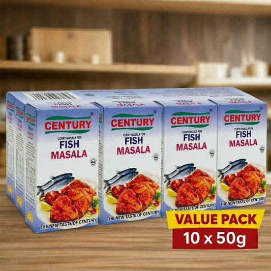 10 packs century fish masala