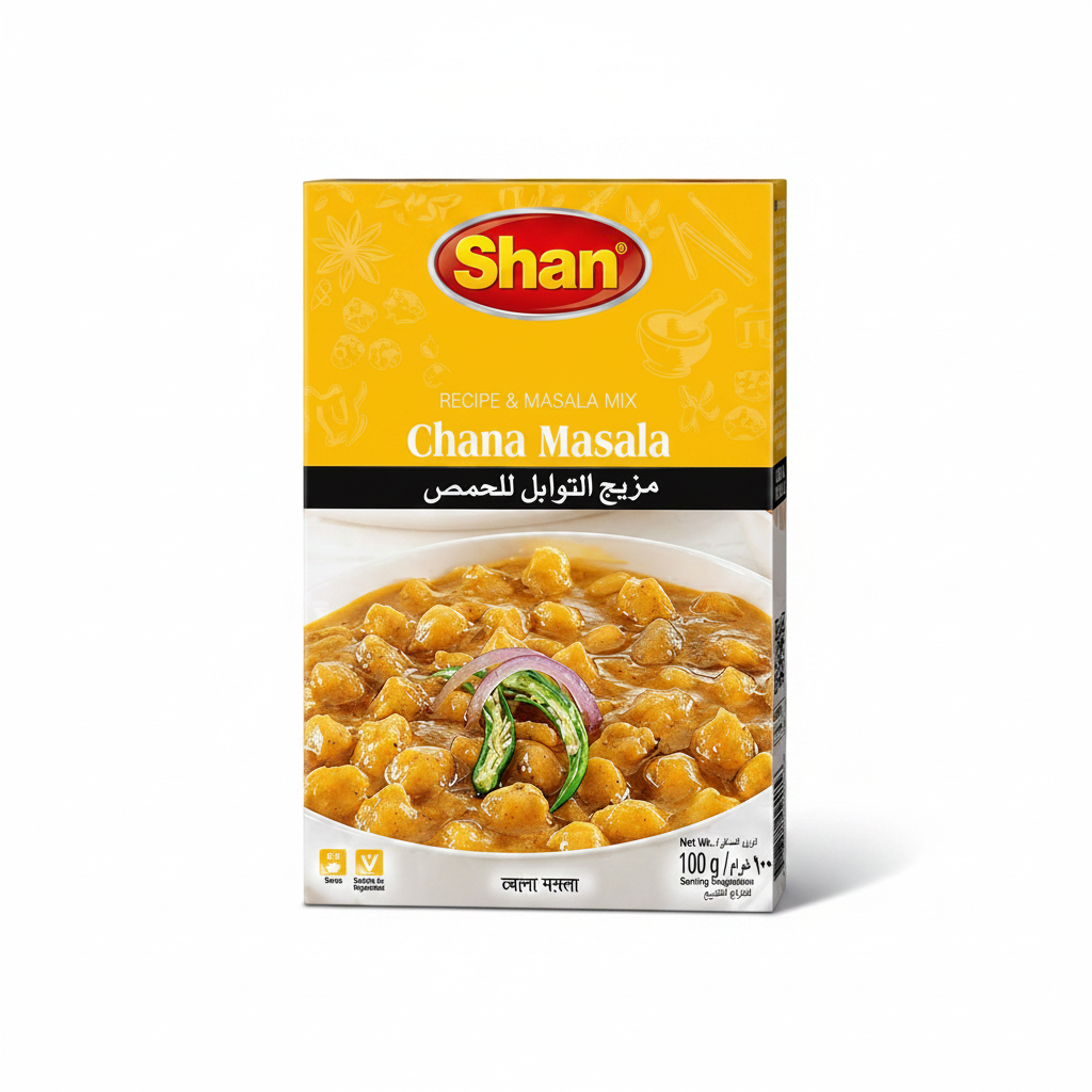 Shan Chana Masala Recipe & Masala Mix – 100 g