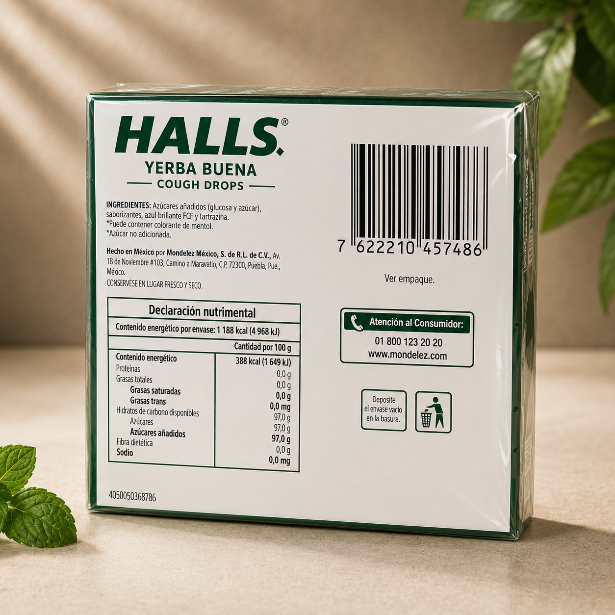 Halls Yerbabuena Menthol Candy – 12 Pack