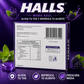 HALLS Mora Azul Blueberry Flavor Lozenges – 12 Pack