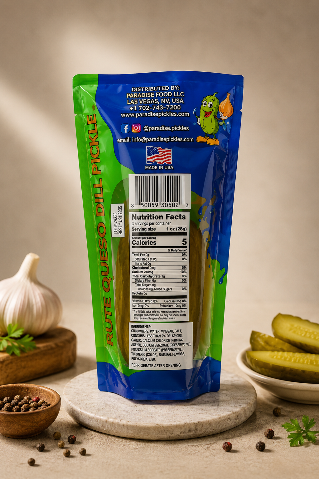 Ruit Queso Dill Pickle