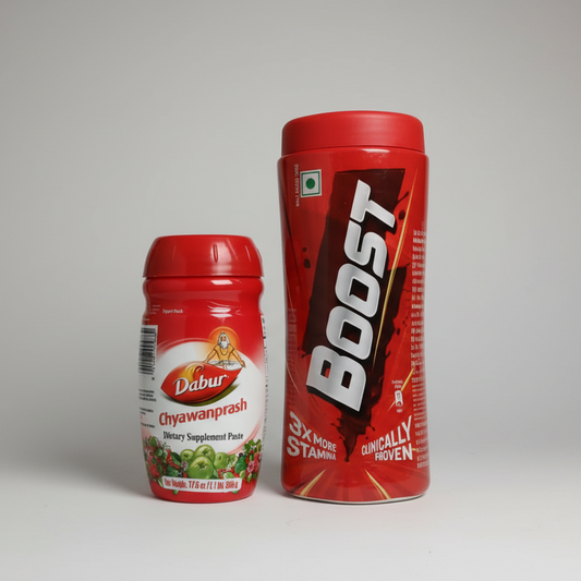 Chyawanprash and boost drink combo