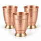 copper glass set of 3 for kitchen set