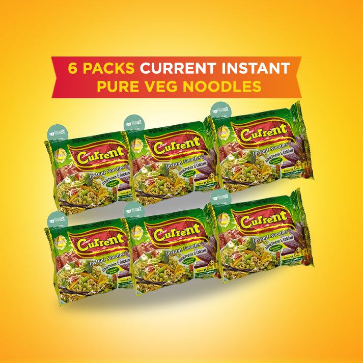 Current instant pure veg nodles 6 packs