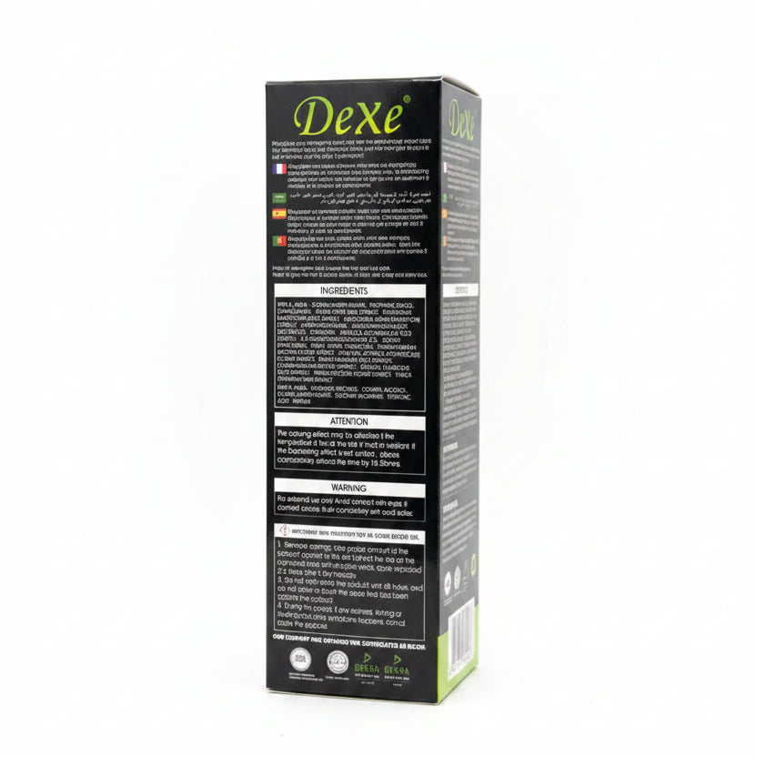 Dexe Ammonia-Free Fast Black Hair Coloring Shampoo