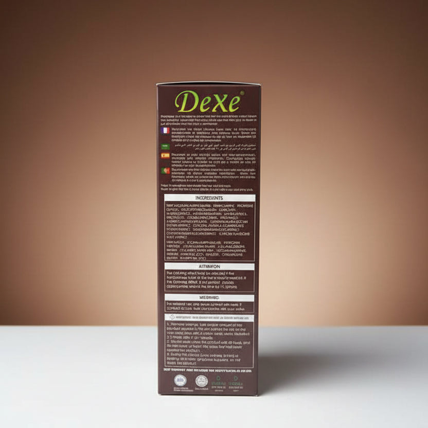 Dexe brown hair shampoo