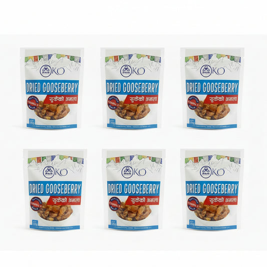 ^ packs of dried gooseberry