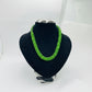 Stylish Green Party Necklace