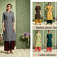 Designer Kurti with Soft Muslin Bottom