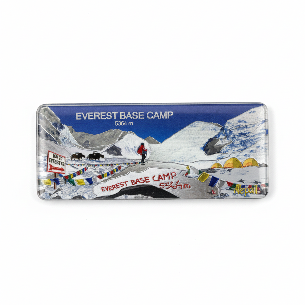 Everest base camp- Fridge Magnet