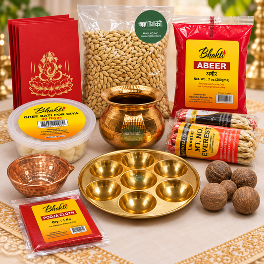 Dashain Puja Essentials Set – Jamara, Puja & Tika Supplies