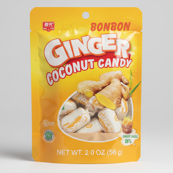 Ginger coconut candy