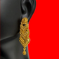 Gold-Plated Step Jhumka Earrings