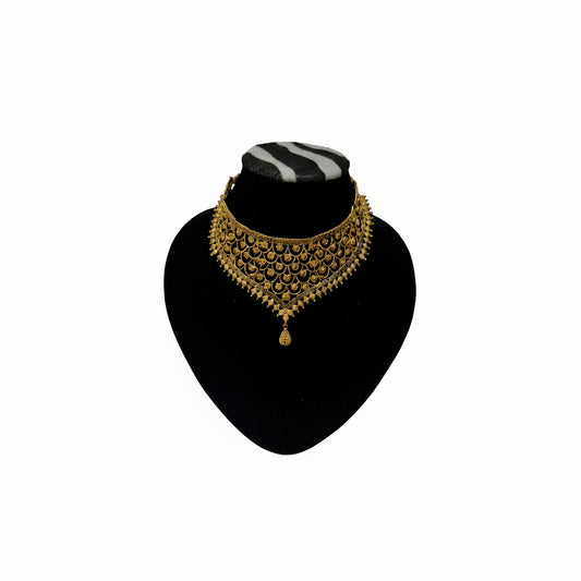 GoldPlatedNecklaceforSaree for women
