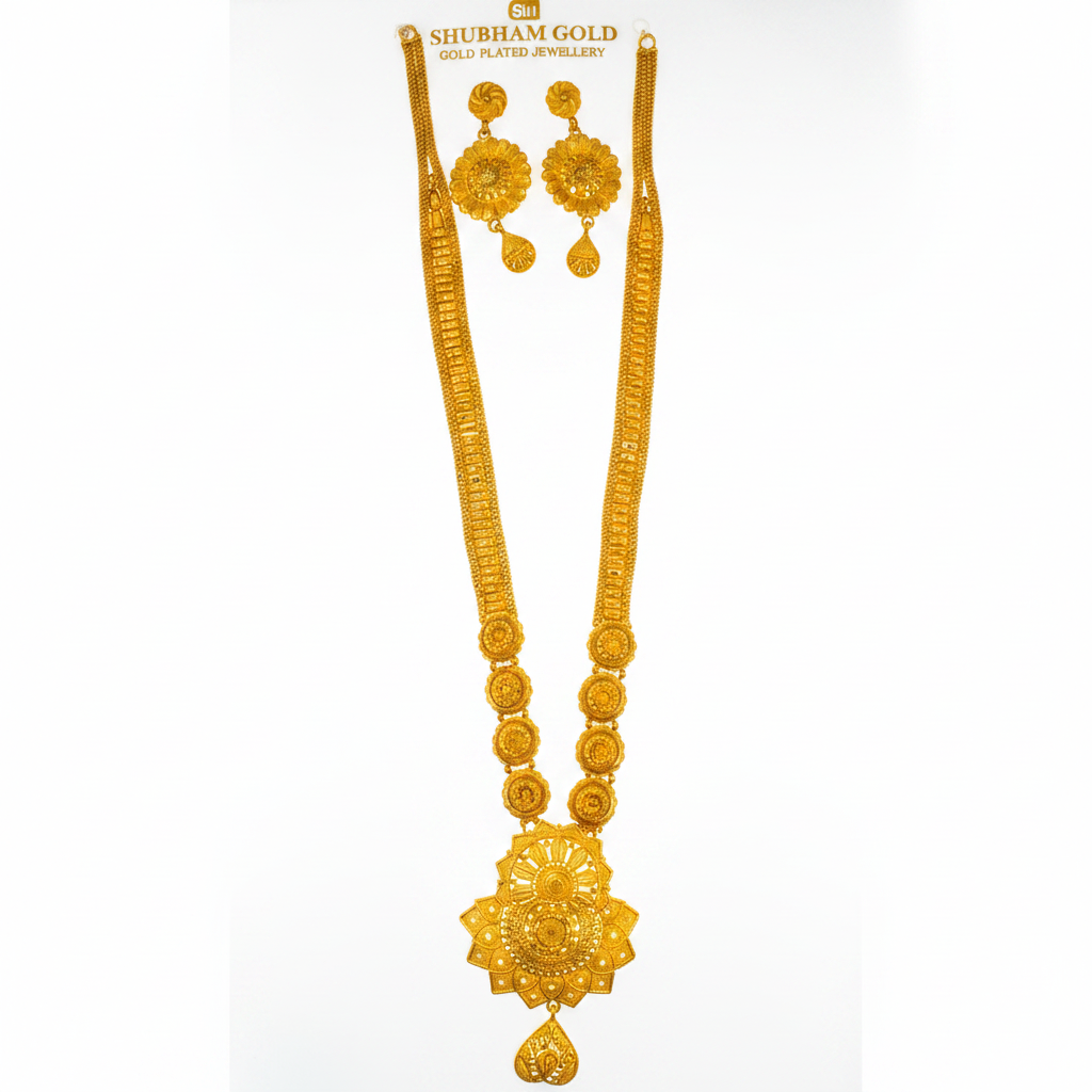 Enamelled Traditional Long Necklace
