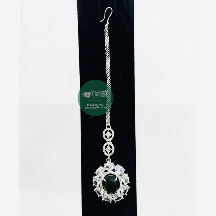 Sribandi maang tika gold finish for wedding and festivals