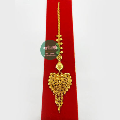 raditional Goldplated Sri Bindi Maang Tika