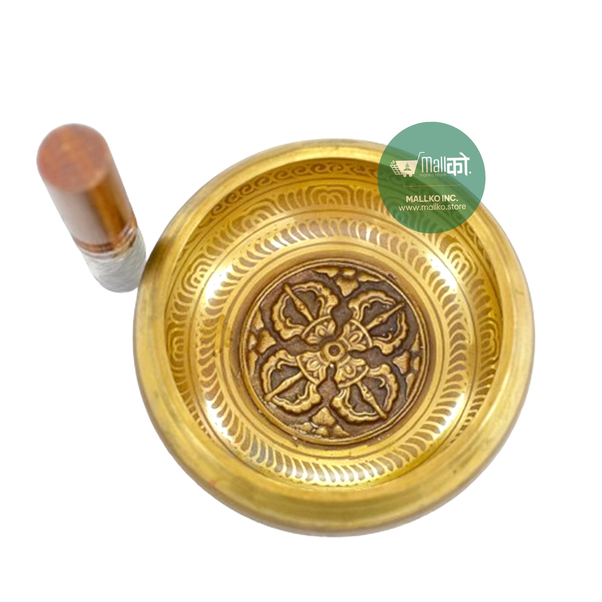Meditation bowl set for mindfulness and spiritual practice