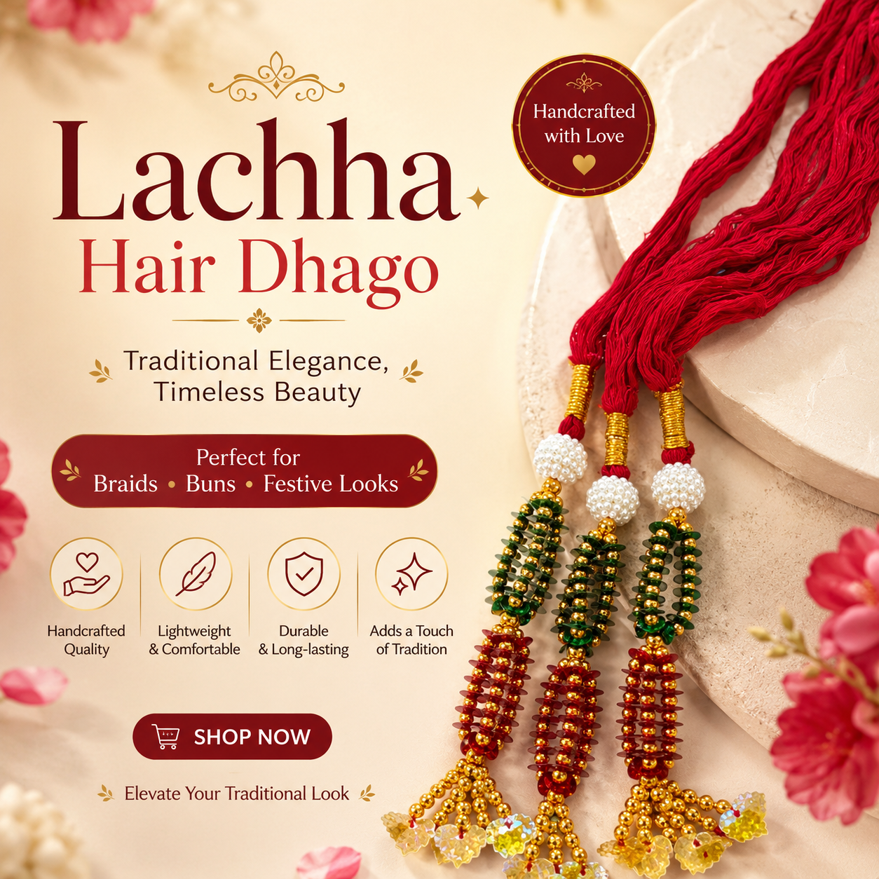 Handcrafted Ethnic Hair Ornament