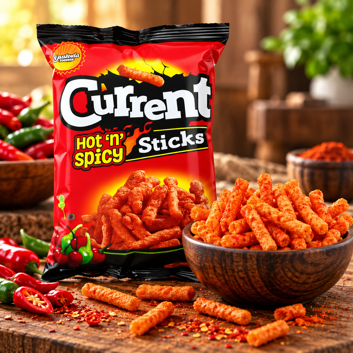 Current Hot 'n' Spicy Sticks