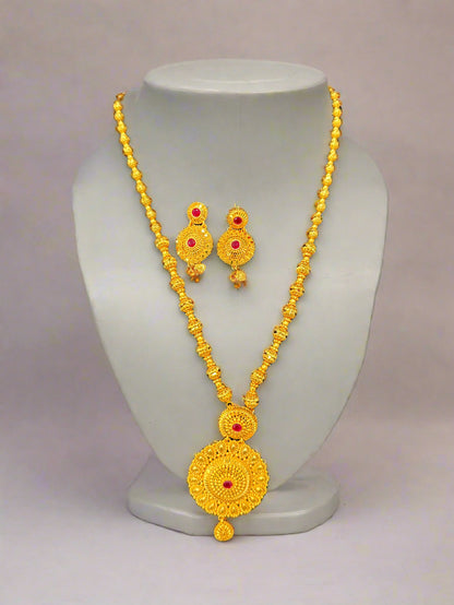 Rani Haar gold plated with matching Earrings