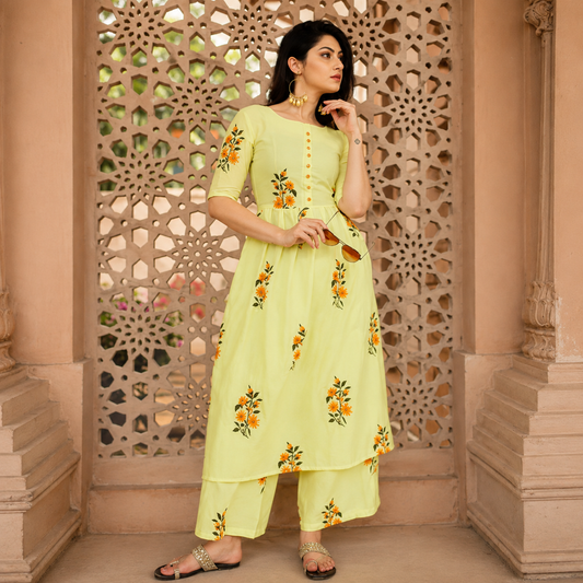 Kurti and Palazzo for occassions