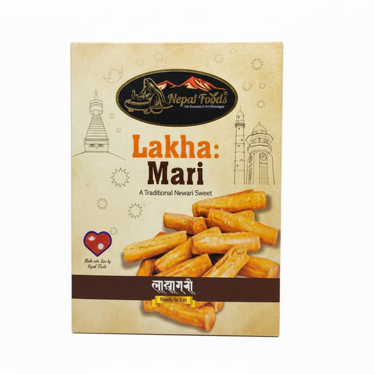 Nepal Foods Lakha Mari traditional Newari sweet snack for ceremonies.
