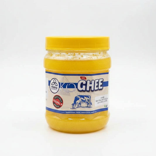 Mana Pure Cow Ghee 500ml made in Nepal with rich aroma and traditional Himalayan taste