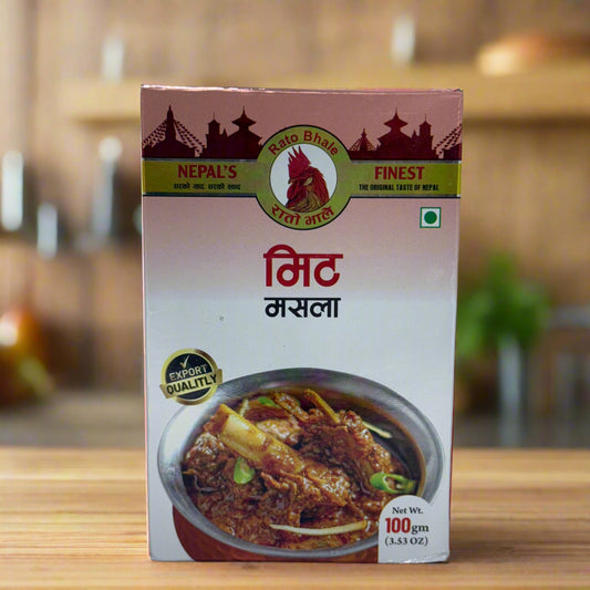 Meat masala raato bhale