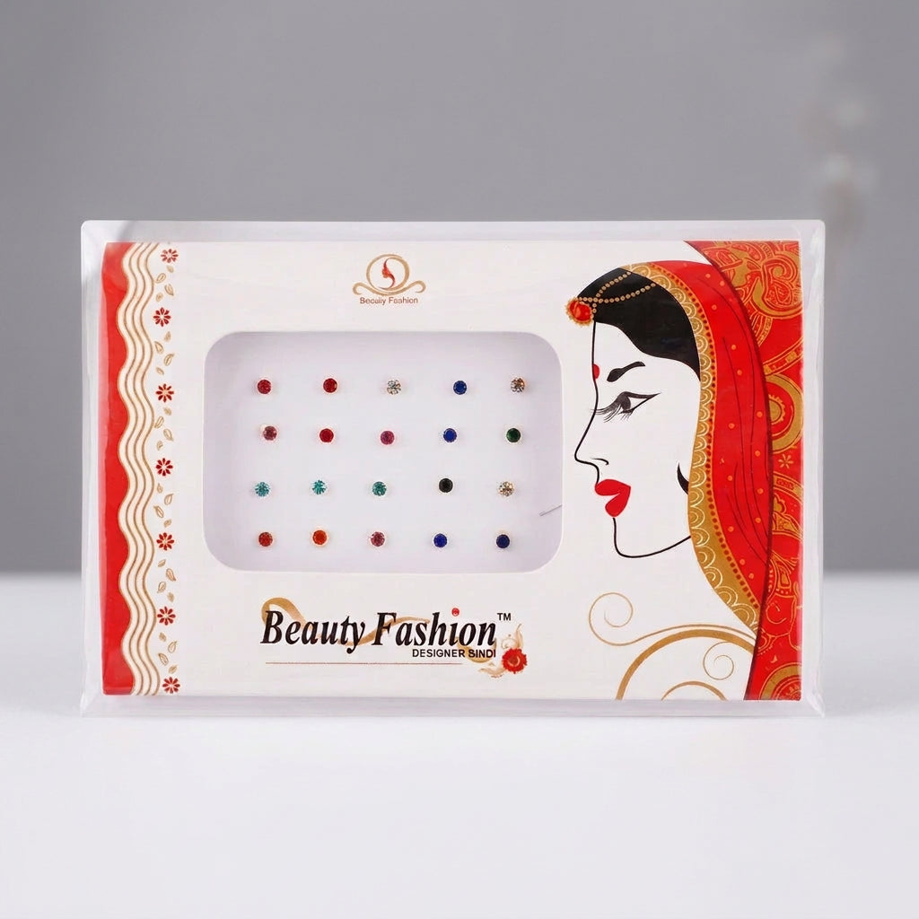 Assorted Color Stone Bindi Pack
