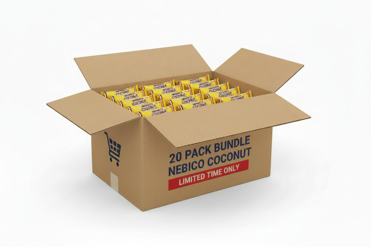 Nebico Coconut Biscuits from Nepal 20 pack bulk