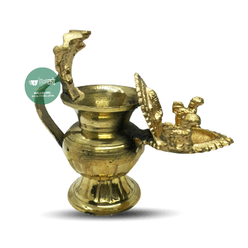  Traditional Ganesh Sukunda Brass Oil Lamp