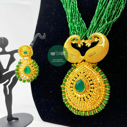 Traditional Necklace & Earrings Set