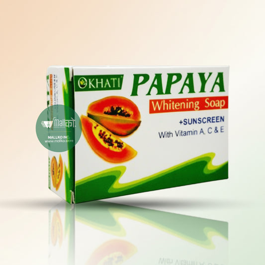 Papaya soap with vitamin A, C & E