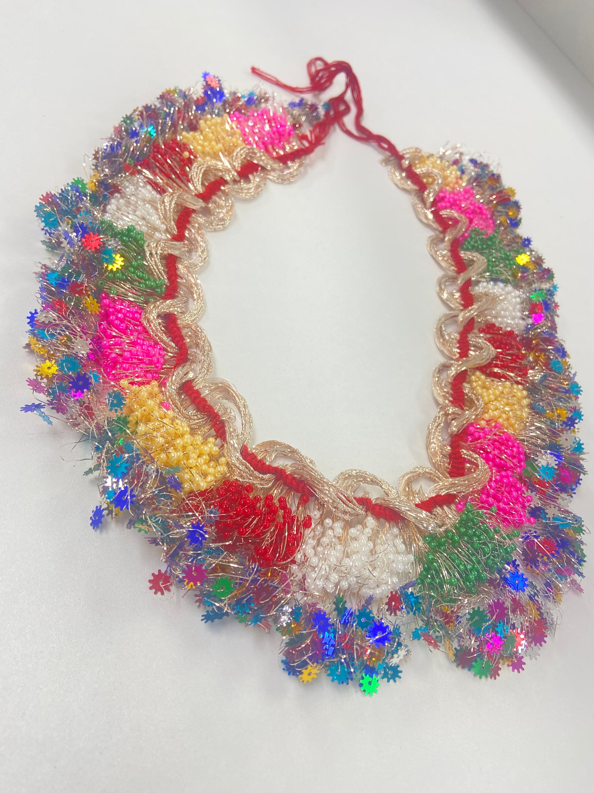 Lightweight Decorative Base for Nepali Mala Jarri Arrangement