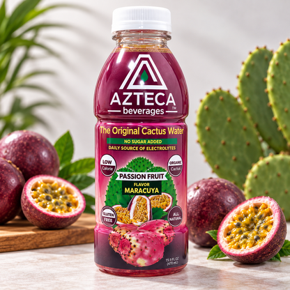 Azteca Passion Fruit Cactus Water