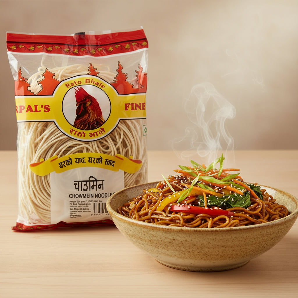 Rato Bhale Chowmein Noodles