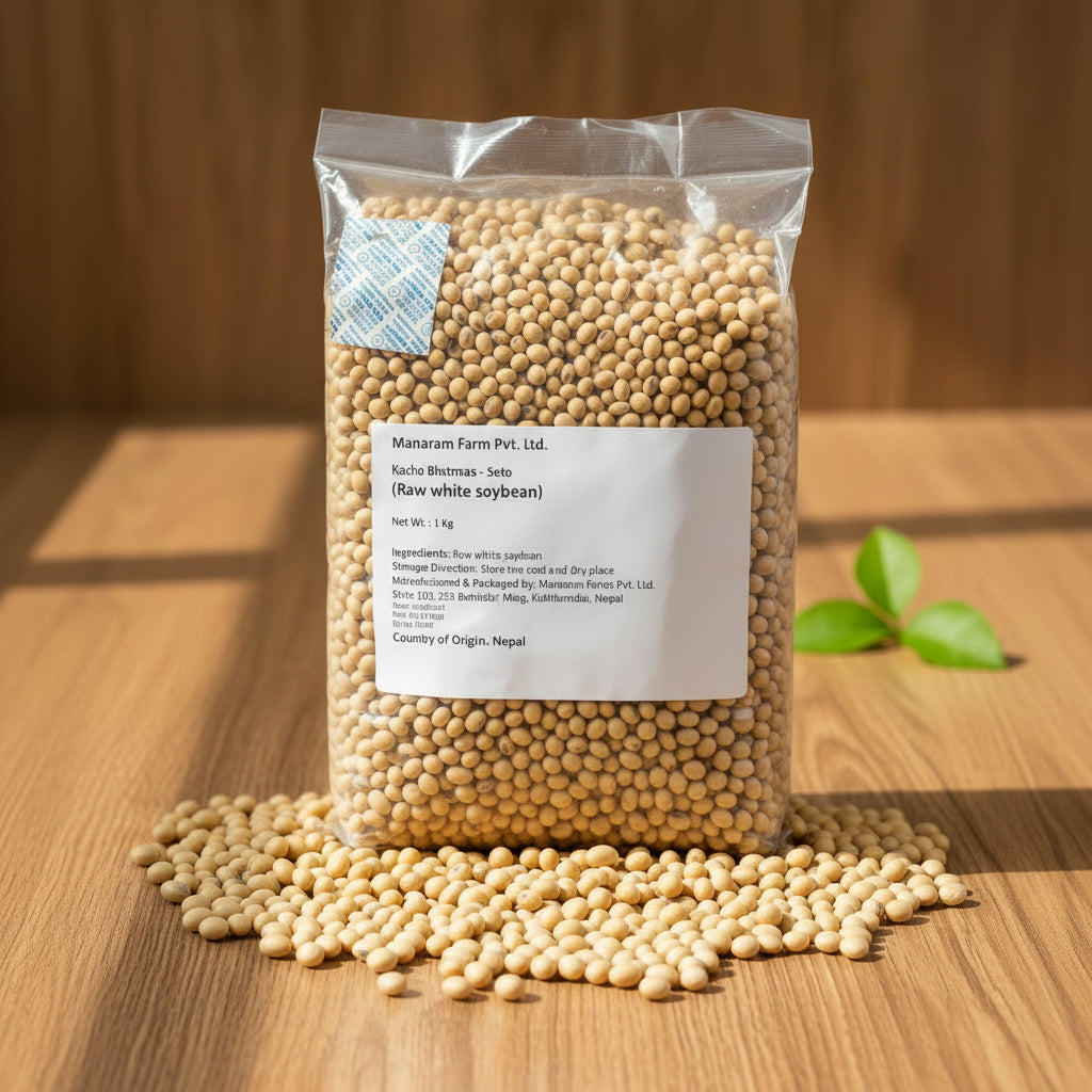 Nepali White Soybean | Seto Kacho Bhatmas