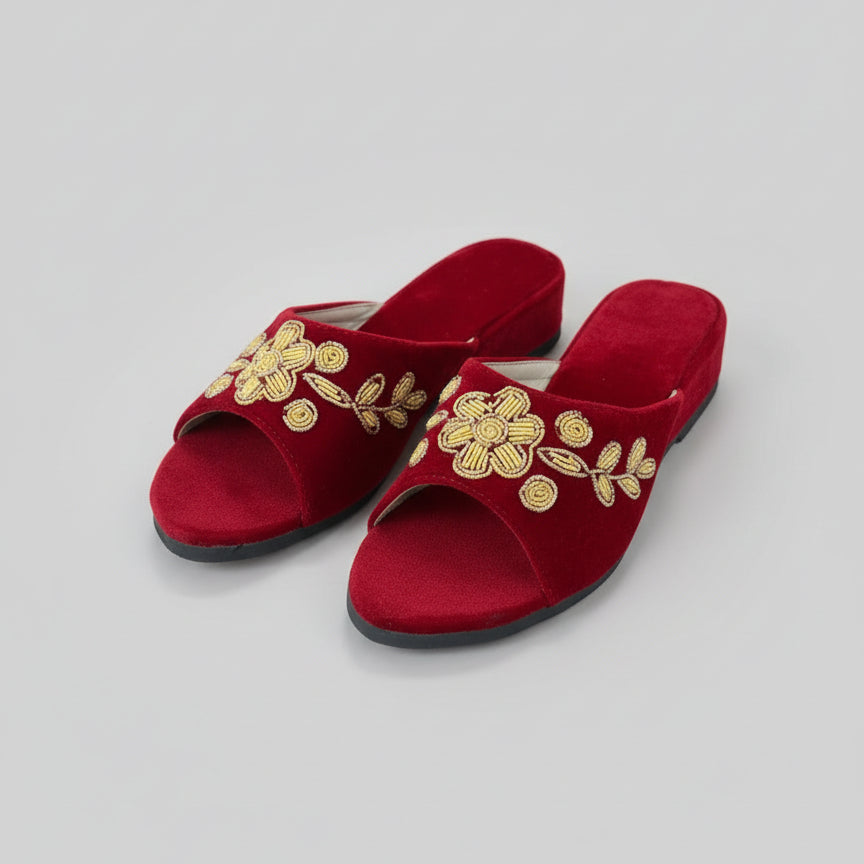 Nepali bridal shoes