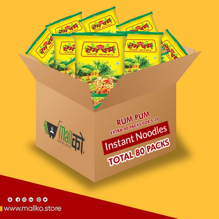 RumPum Instant Noodles 40 Pack | Chicken & Veg Flavor Bulk Noodles Online