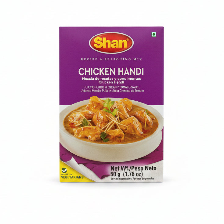 Chicken handi shan masala