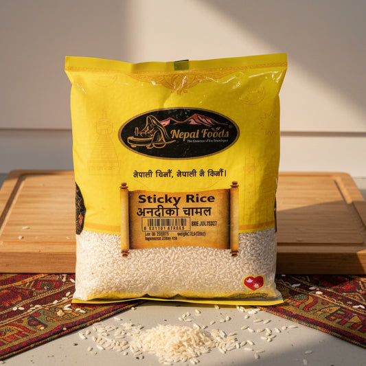 Anadi ko Chamal (Nepali Sticky Rice)