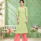 Kurti plazo set straight