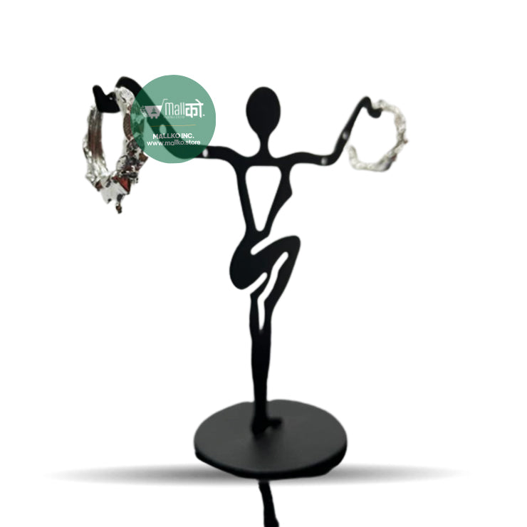 Modern Lightweight Silver Finish Earrings