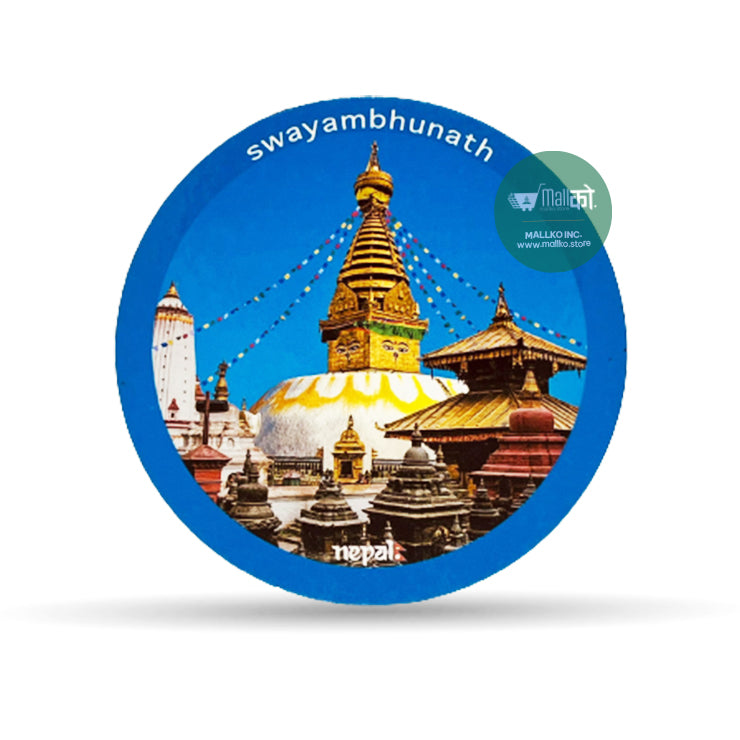 Swayambhunath fridge magnet Nepal souvenir