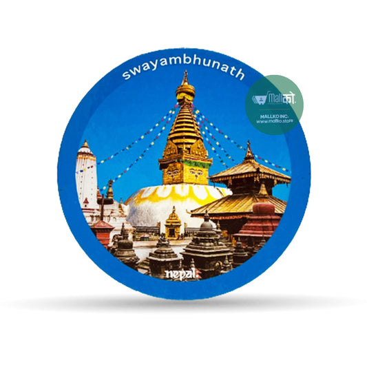 Swayambhunath fridge magnet Nepal souvenir
