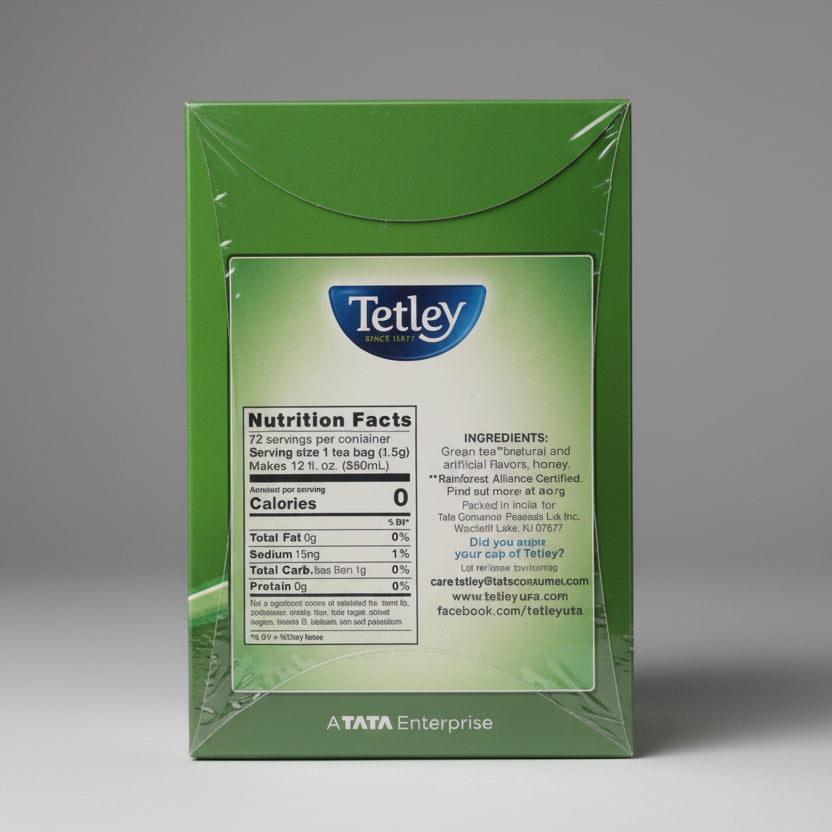 Tetley Green Tea Honey Box