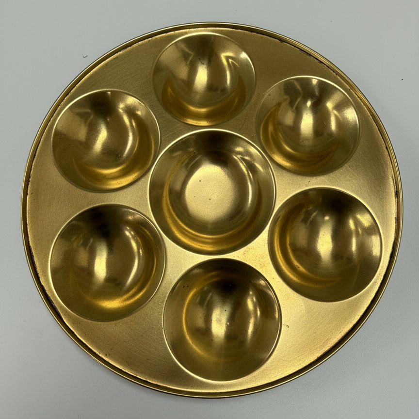 brass tika thali