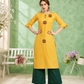 Straight cut kurti set 